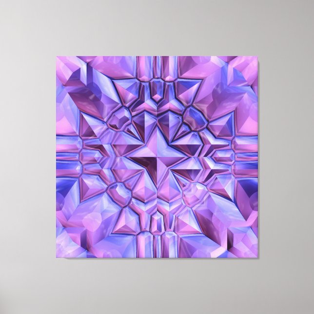 Abstract Star Canvas Print (Front)