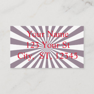 Abstract Starburst Thunder_Cove Business Card