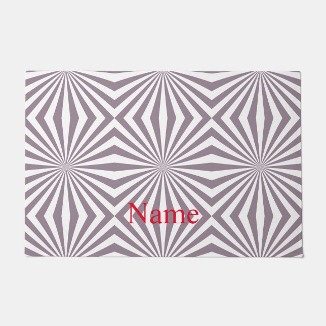 Abstract Starburst Thunder_Cove Doormat (Front)