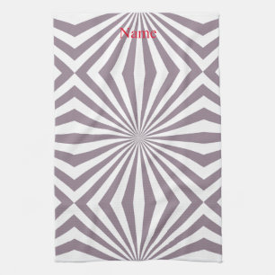 Abstract Starburst Thunder_Cove Kitchen Towel