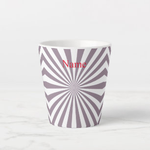 Abstract Starburst Thunder_Cove Latte Mug