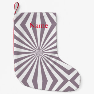 Abstract Starburst Thunder_Cove Small Christmas Stocking