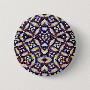 Abstract Stars 2 Inch Round Button