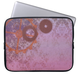 Abstract Steampunk Laptop Computer Sleeve