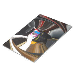 Abstract Still Life Tea Mug Office Stationary Art  Notepad