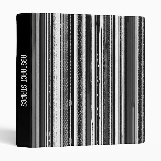 Abstract Stipes II (1in) Binder (Front/Spine)