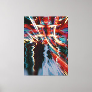 Abstract Storm Art Wrapped Canvas