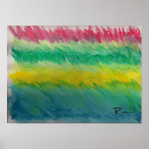 Abstract - Storm before the Calm Poster