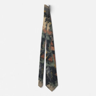 Abstract Stormy Weather Tie