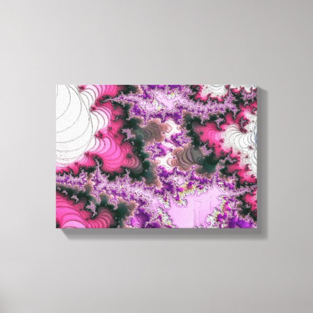 ABSTRACT STREAM CANVAS PRINT (Front)