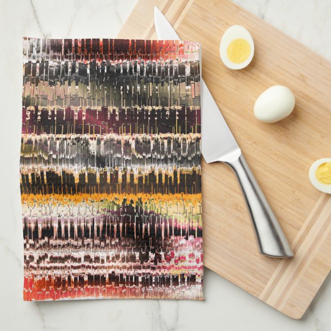 Abstract striped of showy sliced paper kitchen towel (Quarter Fold)