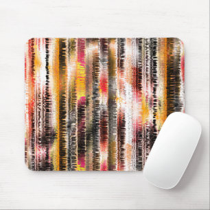 Abstract striped of showy sliced paper mouse pad