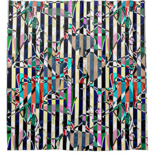 Abstract striped pattern