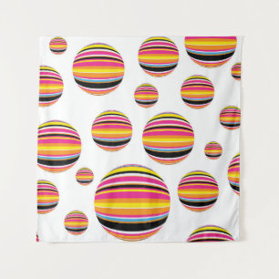 abstract striped raindrops seamless pattern multic tapestry