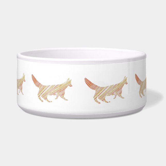 Abstract Stripes Fox (Front)