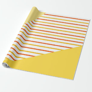 abstract stripes modern art wrapping paper