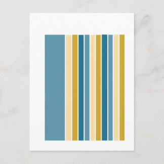 Abstract Stripes Postcard