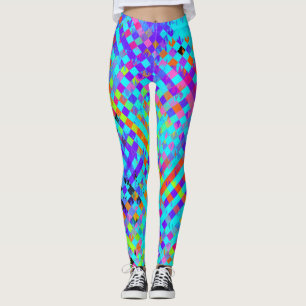 Abstract Structured Chaos Leggings