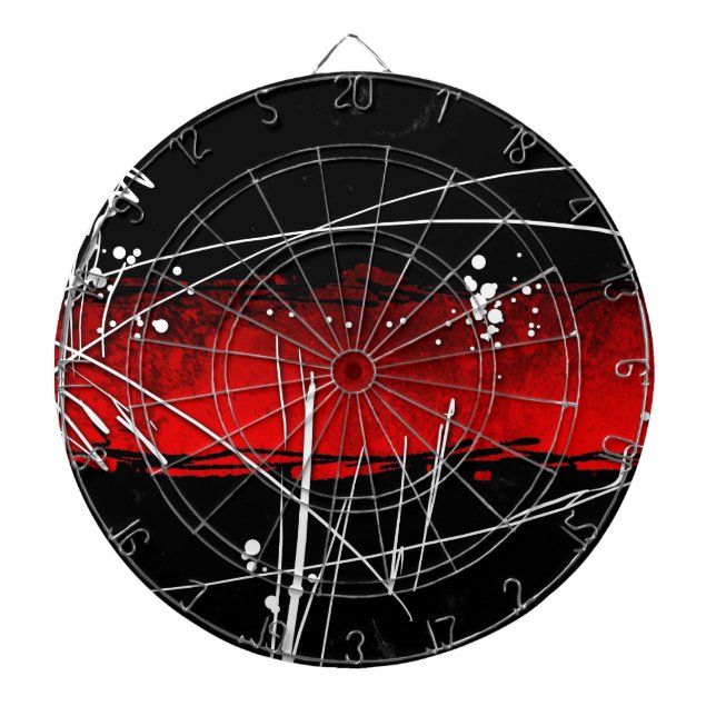 Abstract style 16 dartboard (Front)