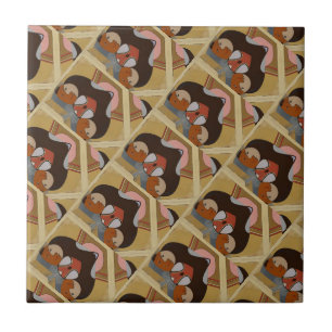 Abstract Style Spanish Tile