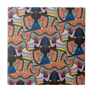 Abstract Style Spanish Tile