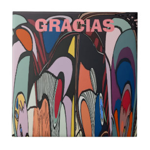 Abstract Style Spanish Tile