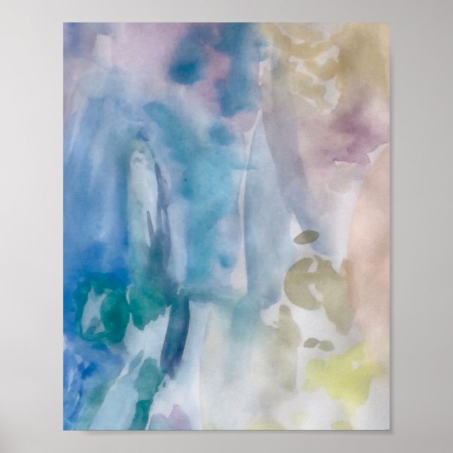 Abstract Subterranian Painting Expressionism Poster (Front)