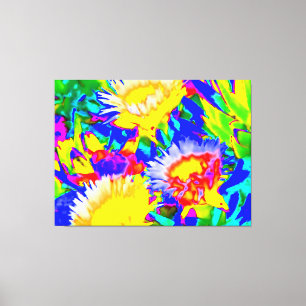 Abstract Succulent Bloom Canvas Print