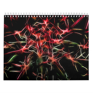 Abstract Succulent Plant Calendar