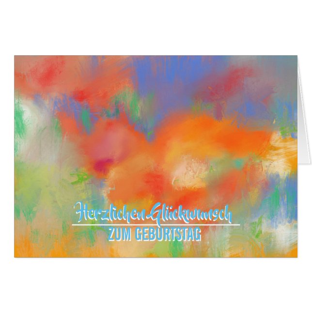 Abstract Summer Bouquet (Front Horizontal)