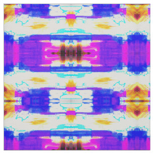 Abstract Summer Colour Fabric