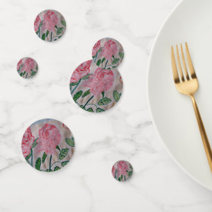Abstract Summer Roses Confetti