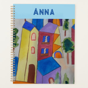 Abstract Summer Village Personalised Planner