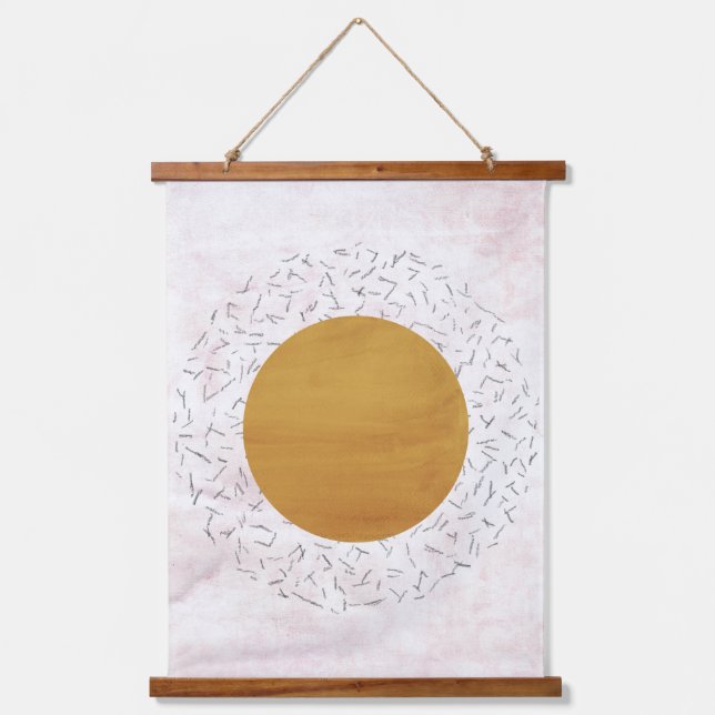 Abstract sun hanging tapestry (Front)