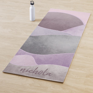 Abstract Sun Mountains Personalized Yoga Mat