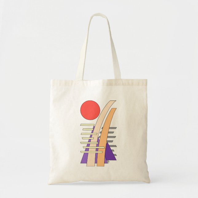 Abstract Sun, Shadows, Reflections, and Structures Tote Bag (Front)