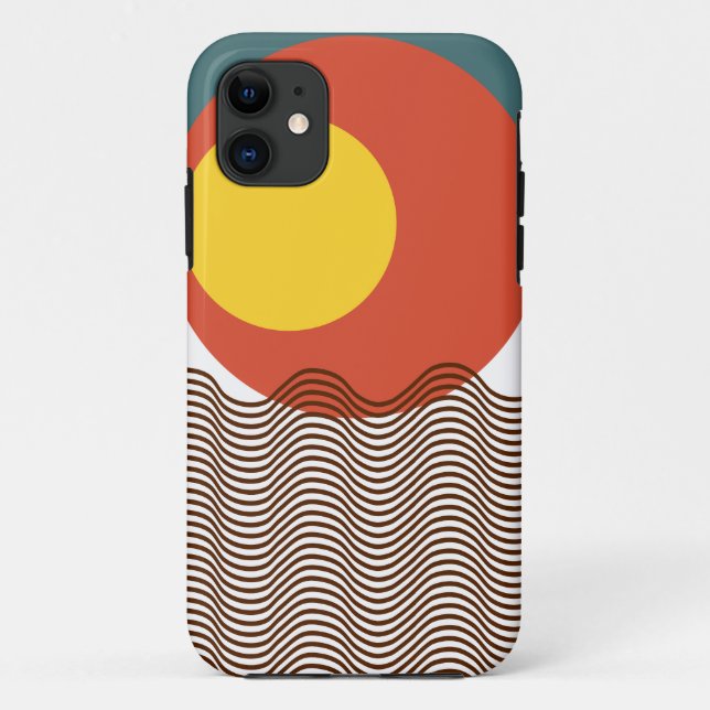 Abstract Sundown  Case-Mate iPhone Case (Back)