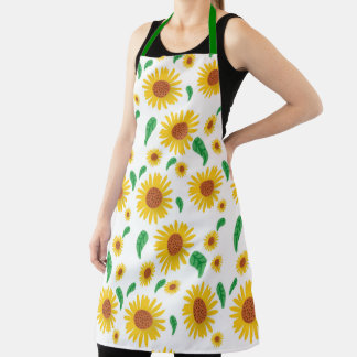 Abstract Sunflower   Apron