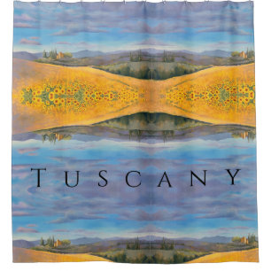 Abstract Sunflower Field Painting Tuscany
