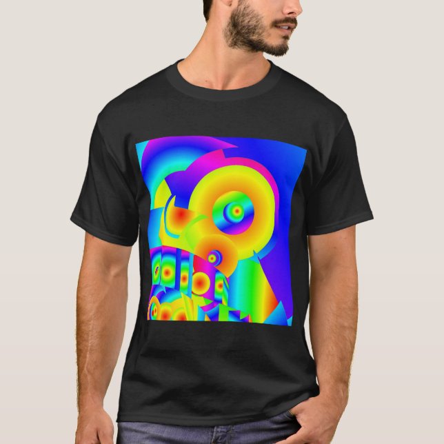 Abstract Sunflowers  T-Shirt (Front)