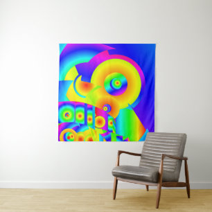 Abstract Sunflowers  Tapestry