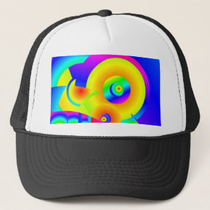 Abstract Sunflowers  Trucker Hat