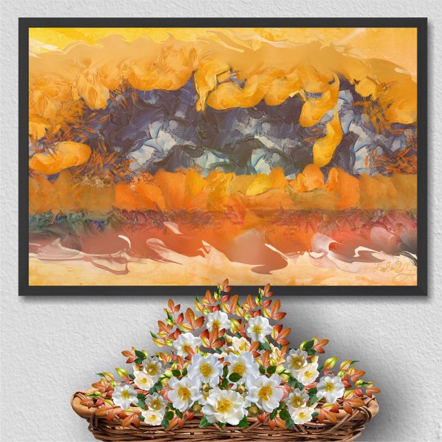 Abstract Sunset 0612 Art Print (Creator Uploaded)