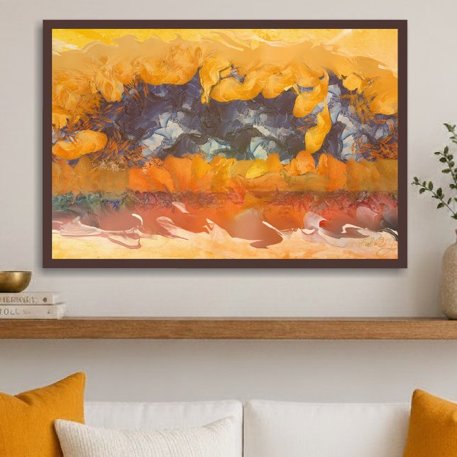 Abstract Sunset 0612 Art Print (Creator Uploaded)