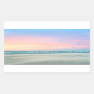 Abstract sunset at the beach in the Hague Sticker