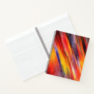 Abstract Sunset Colour Notebook