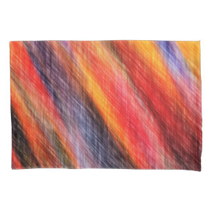 Abstract Sunset Colour Pillow Case