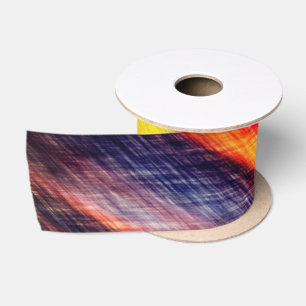 Abstract Sunset Colour Ribbon Satin Ribbon