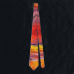 Abstract Sunset Colours Neck Tie<br><div class="desc">Sunset Abstract Colours Ties - MIGNED Design</div>
