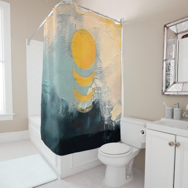Abstract Sunset – Golden Calm Over Horizons (In Situ)